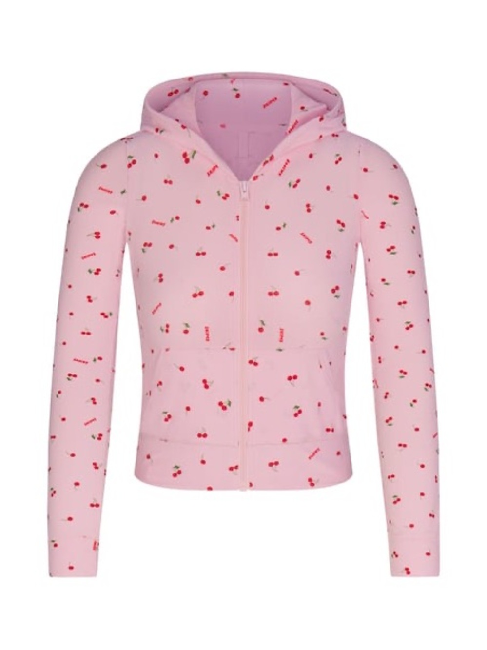 SKIMS Cherry Blossom Print Cropped Hoodie